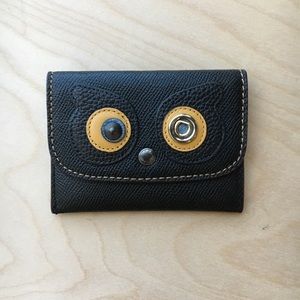 ✨ COACH Owl Leather Card Holder Wallet ✨